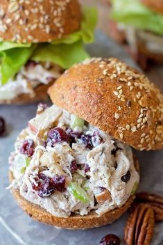 Cranberry Chicken Salad with Pecans 1 - Here Are 30 Best Things To Make with Pecans
