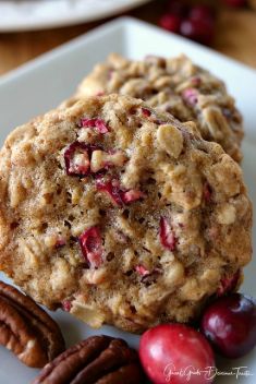Cranberry Pecan Oatmeal Cookies - Here Are 30 Best Things To Make with Pecans