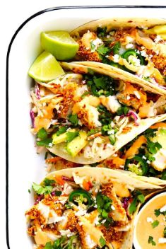 Crispy Baked Fish Tacos - 30 Best Fish Tacos That Will Change Your Mind Of Fish