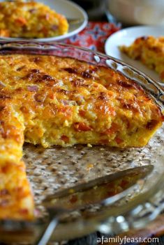 Crustless Ham and Cheddar Quiche - 30 Best Recipes For Quiche For A Crowd