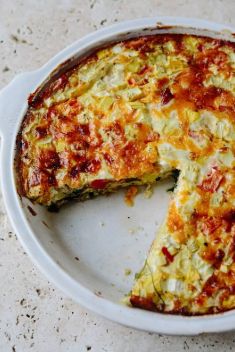 Crustless Quiche with Summer Vegetables - 30 Best Recipes For Quiche For A Crowd