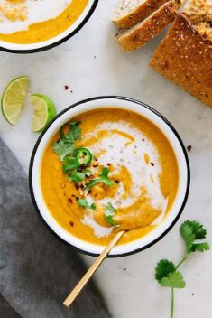 Curry Sweet Potato Red Lentil Soup - 30 Best Curry Soups To Blow Up Your Taste