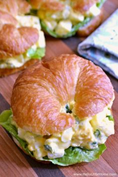 Deviled Egg Salad Sandwiches - 30 Delicious Homemade Egg Snacks On The Go