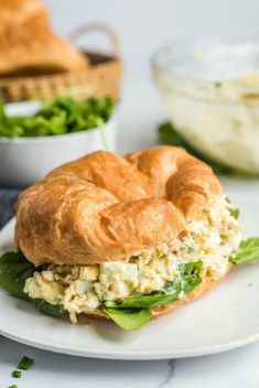 Egg Salad Sandwich - 30 Delicious Homemade Egg Snacks On The Go