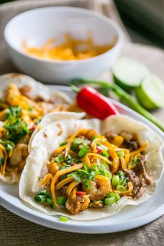 Fajita Old Bay Shrimp Tacos - 30 Crazy Good Shrimp Tacos On The Go