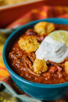 Fire Roasted Chili with Beer Braised Short Ribs - 30 Best Recipes For Braised Beef For Dinner