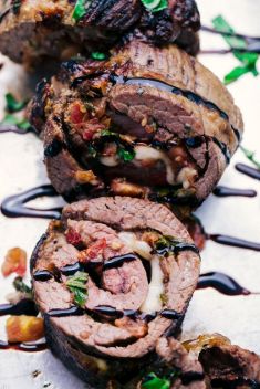 Flank Steak Caprese Pinwheels - 25 Best Recipes For Stuffed Flank Steak