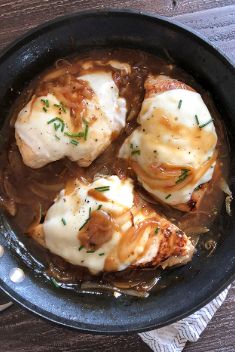 French Onion Chicken - 30 “Addictive” Keto Chicken Dishes For Dinner