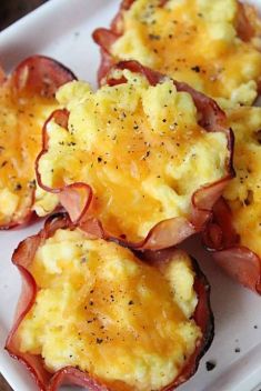 Ham and Egg Cups - 30 Delicious Homemade Egg Snacks On The Go