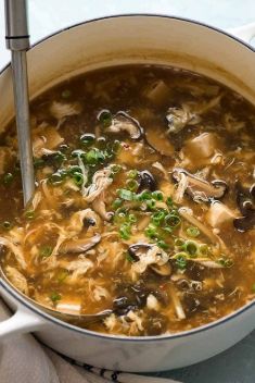 Hot and Sour Soup - 30 Super Healthy and Delicious Mushroom Soups
