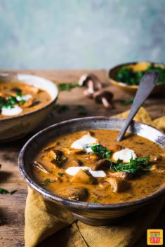 Hungarian Mushroom Soup - 30 Super Healthy and Delicious Mushroom Soups