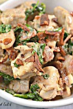 Keto Chicken Carbonara - 30 “Addictive” Keto Chicken Dishes For Dinner