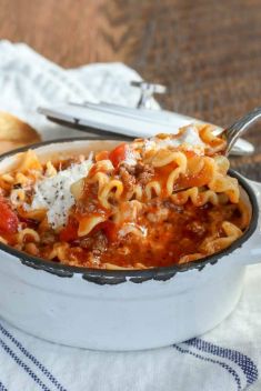 Lasagna Soup - 30 Super Delicious Sausage Soups For A Crowd