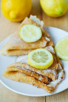 Lemon Sugar Dessert Crepes - 30 Delicious Crepes That Will Make Your Day