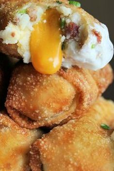 Loaded Mashed Potato Egg Rolls - 30 Flavorful Egg Rolls On The Go