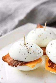 Low Carb Bacon And Eggers - 30 Delicious Homemade Egg Snacks On The Go