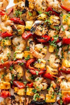 Pineapple Shrimp Skewers - 30 Ridiculously Good Recipes For Shrimp Skewers