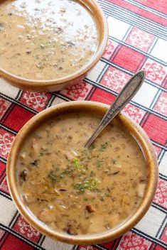 Polish Mushroom Soup - 30 Super Healthy and Delicious Mushroom Soups