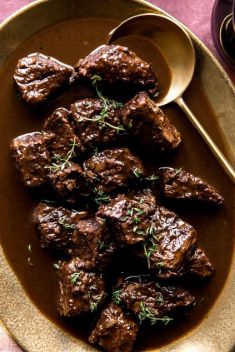 Red Wine Braised Beef Tips - 30 Best Recipes For Braised Beef For Dinner