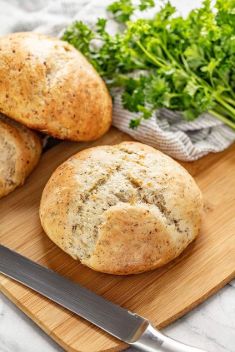 Rustic Garlic Parmesan Herb Bread - 30 Fabulous Recipes For Bread That Will Make Your Day