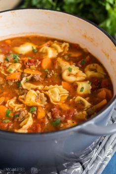 Sausage Tortellini Soup - 30 Super Delicious Sausage Soups For A Crowd