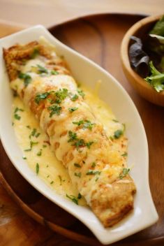 Savory Chicken Crepes with Mushrooms - 30 Delicious Crepes That Will Make Your Day