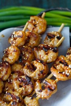 Sesame Shrimp Skewers - 30 Ridiculously Good Recipes For Shrimp Skewers