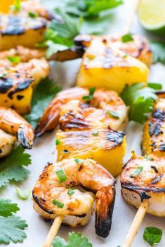 Shrimp Kabobs with Pineapple - 30 Ridiculously Good Recipes For Shrimp Skewers