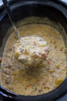 Slow Cooker Cheeseburger Soup - 30 Best Dinners With Crock Pot Beef