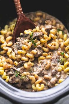 Slow Cooker Creamy Beef Stroganoff - 30 Best Dinners With Crock Pot Beef