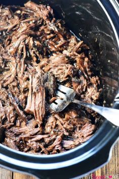 Slow Cooker Honey Balsamic Shredded Beef Sandwiches - 30 Best Dinners With Crock Pot Beef