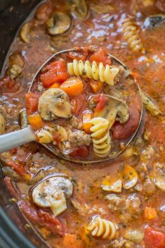 Slow Cooker Lasagna Soup - 30 Best Dinners With Crock Pot Beef