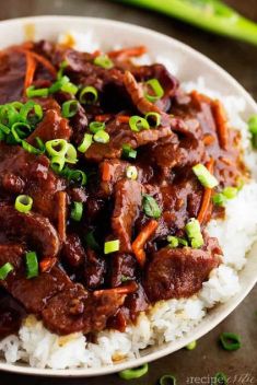 Slow Cooker Mongolian Beef - 30 Best Dinners With Crock Pot Beef