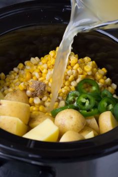 Slow Cooker Potato Corn and Jalapeno Soup - 30 Fabulous Dinners With Slow Cooker Potatoes