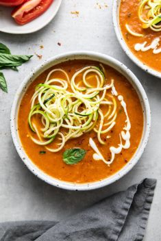 Spicy Tomato Soup with Curry and Coconut Milk - 30 Best Curry Soups To Blow Up Your Taste