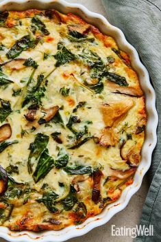 Spinach Mushroom Quiche - 30 Best Recipes For Quiche For A Crowd