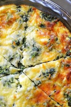 Spinach Mushroom and Feta Crustless Quiche - 30 Best Recipes For Quiche For A Crowd