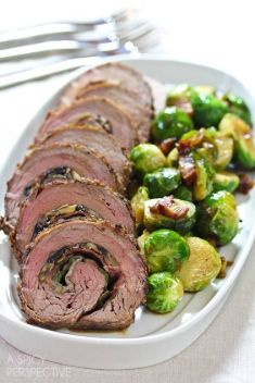 Stuffed Flank Steak with Prosciutto and Mushrooms - 25 Best Recipes For Stuffed Flank Steak