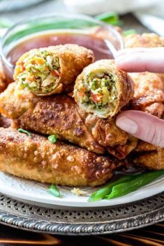 Sweet and Sour Chicken Egg Rolls - 30 Flavorful Egg Rolls On The Go