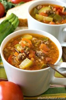 Tomato Italian Sausage Soup - 30 Super Delicious Sausage Soups For A Crowd