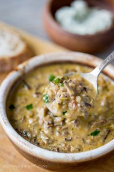 Wild Rice Mushroom Soup - 30 Super Healthy and Delicious Mushroom Soups