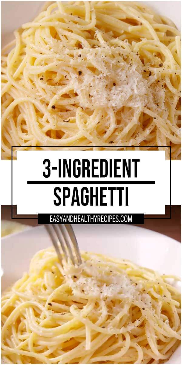09 3 Ingredient Spaghetti2 - Three-Ingredient Spaghetti