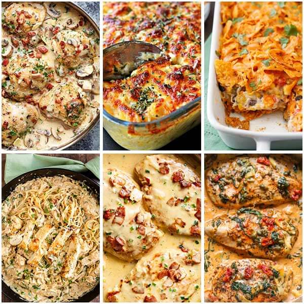 30 Irresistible Creamy Chicken Dishes 4 - 30 “Irresistible” Creamy Chicken Dishes