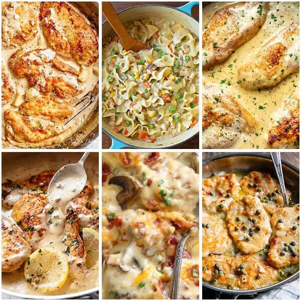 30 Irresistible Creamy Chicken Dishes 5 - 30 “Irresistible” Creamy Chicken Dishes