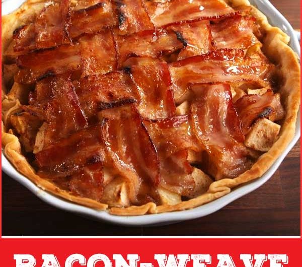 Bacon-Weave Apple Pie