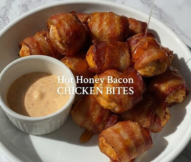 Hot Honey Bacon Chicken Bites