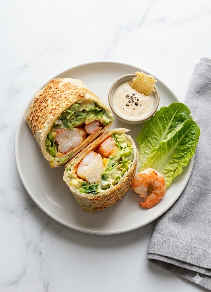 Parmesan Crusted Shrimp Caesar&hellip;