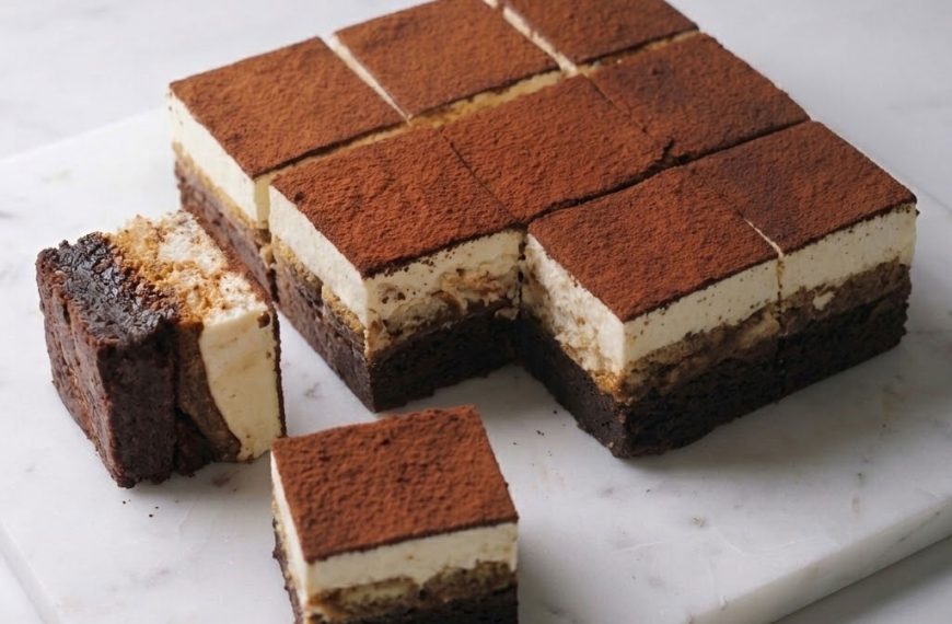 Tiramisu Brownies