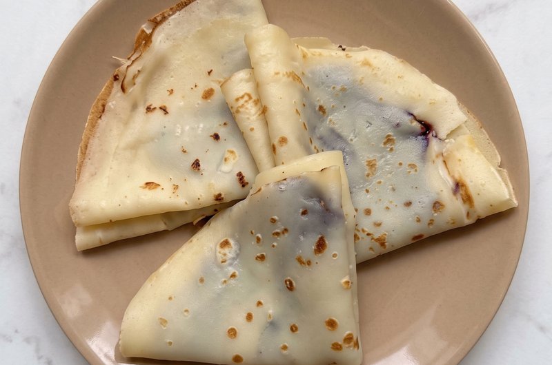 Ultra-Soft Two-Ingredient Crepes
