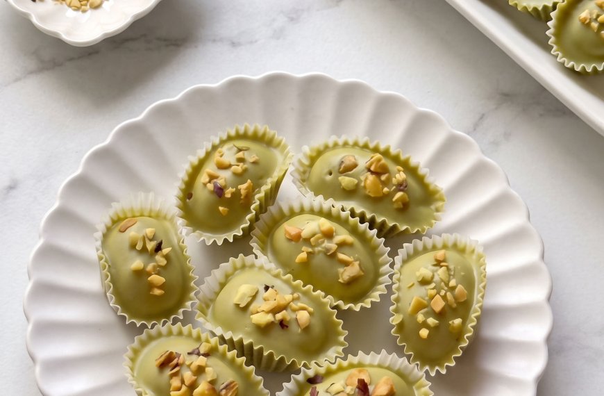 Almond London Matcha Cookies